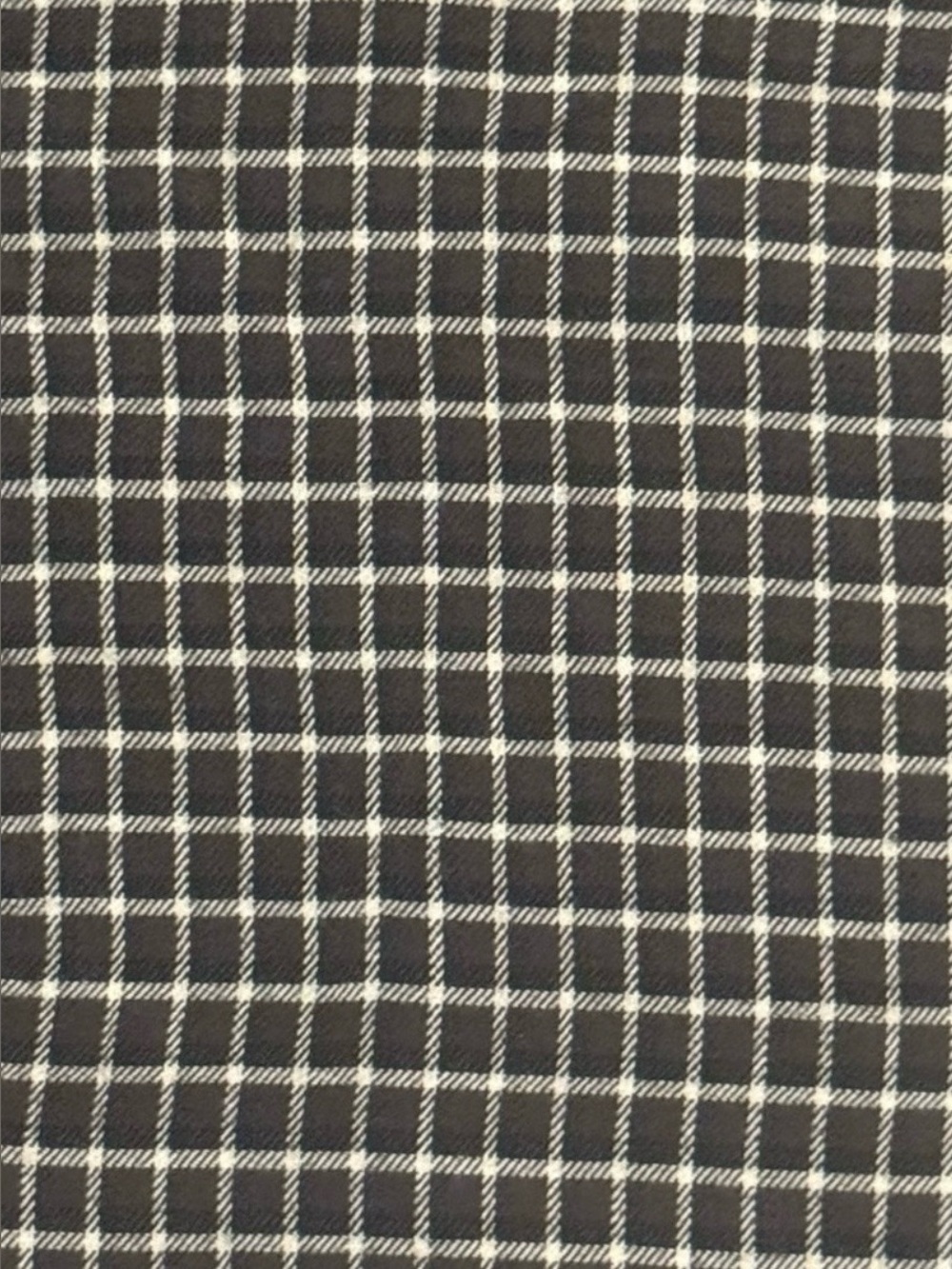 VINTAGE 70s PLAID FABRIC